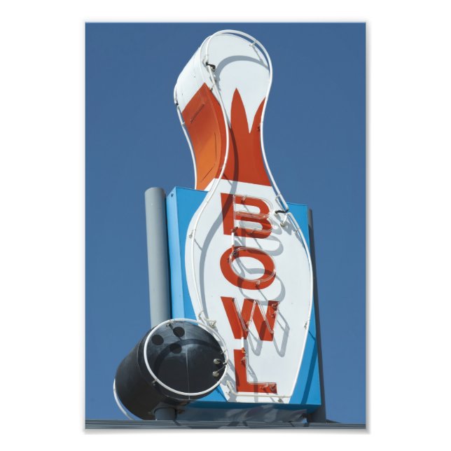 Neon Bowling Sign (Front)