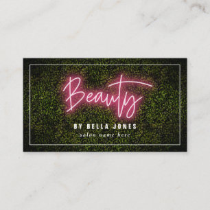 Neon Boxwood Beauty Business Card