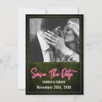 Neon Boxwood Wedding Photo