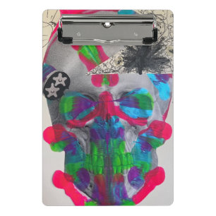 Neon Brain Bees Mini Clipboard