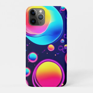 Neon Bubble Universe iPhone 11 Pro Case