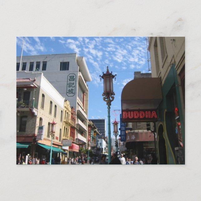 Neon Buddha Chinatown San Francisco Postcards (Front)