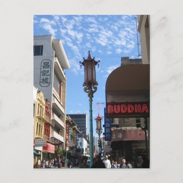 Neon Buddha Chinatown SF Photography Postcards (Front)