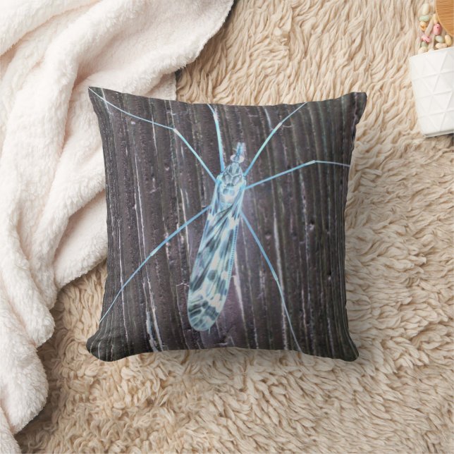Neon Bug Abstract Nature  Cushion (Blanket)