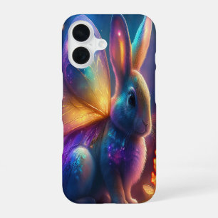 Neon Bunny iPhone 16 Case