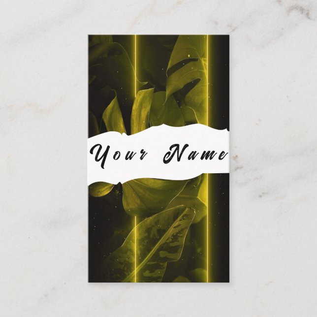 Neon Business Card (Front)