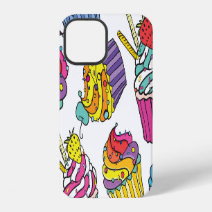 Neon Cakes: Pop Art Pattern. iPhone 12 Case