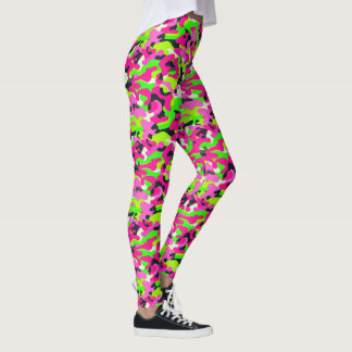 Neon Camouflage Leggings