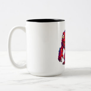 Neon Candy Monster Two-Tone Coffee Mug