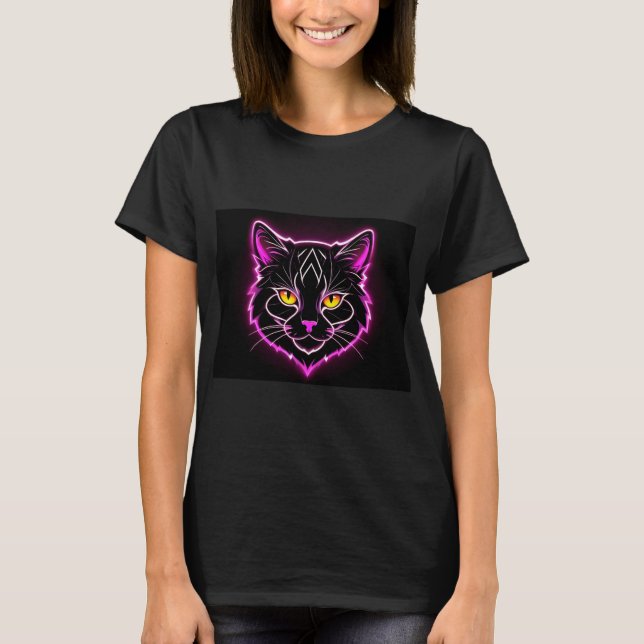 Neon cat T-Shirt (Front)