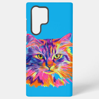 Neon Catitude Samsung Galaxy Case