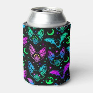 Neon Cats, Bats Moons and Stars Can Cooler