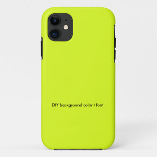 Neon chartreuse yellow/DIY colour/phone cases