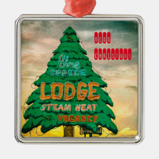 Neon Christmas Tree Ornament