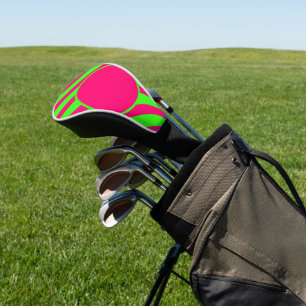 Neon Circle Golf Club Cover – Customisable