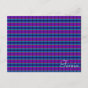 Neon Circles Postcard