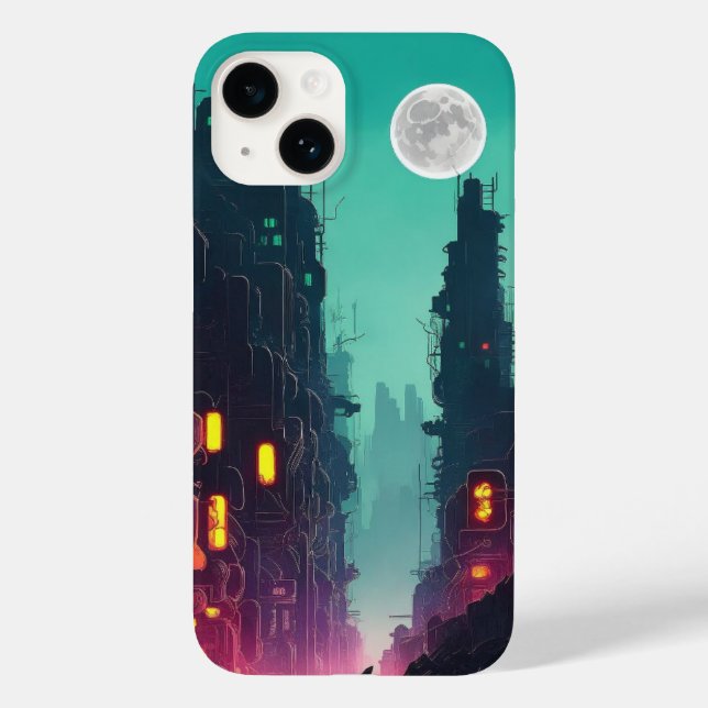 neon city Case-Mate iPhone case (Back)