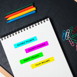 NEON COLOR BLUE GREEN FUCHSIA YELLOW KIDS NAME<br><div class="desc">These colours are vibrant and can add a pop of brightness to your eye-catching and appealing labels for food and drink products. Futura is a classic sans-serif that’s widely beloved for its innovative design and easy legibility. True to its name, it has a futuristic look, but it’s also great for...</div>