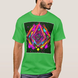 Neon Colors Vintage Party Rave girl T-Shirt