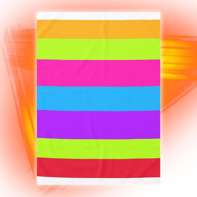 Neon Colourful Stripes |  Tablecloth (Creator Uploaded)