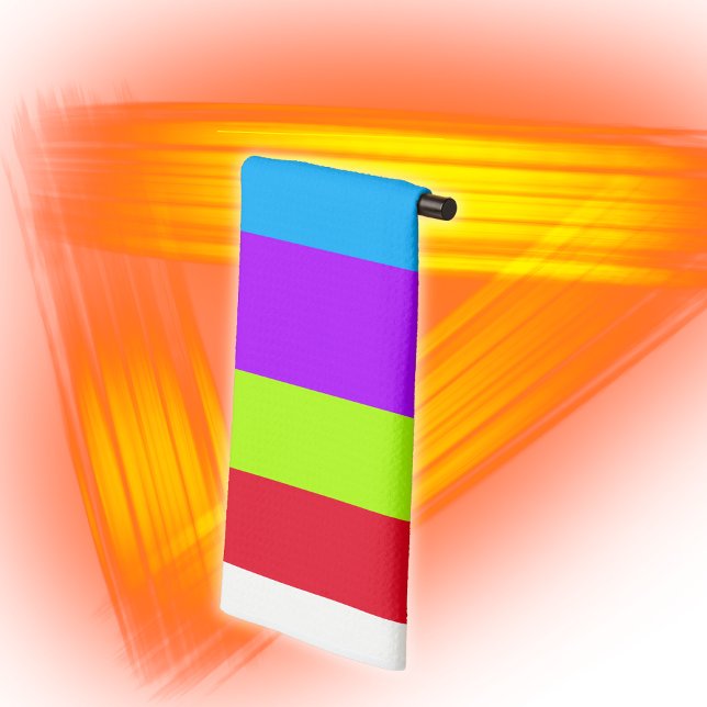 Neon Colourful Stripes |  Tea Towel (Creator Uploaded)