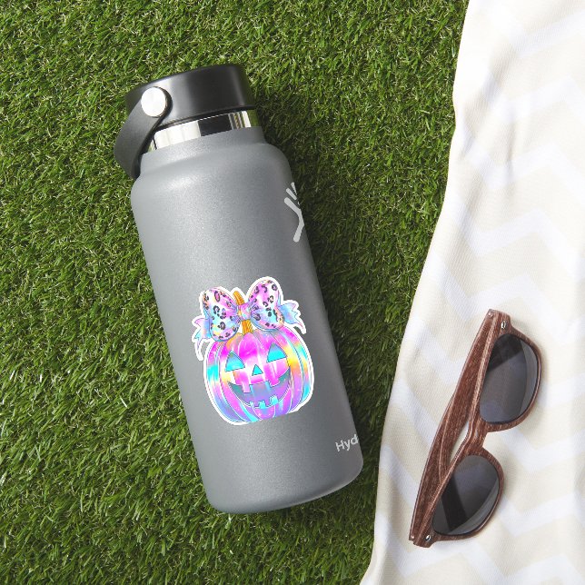 Neon Coquette Halloween Pumpkin (HydroFlask Insitu)