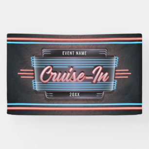 Neon Cruise-In Banner