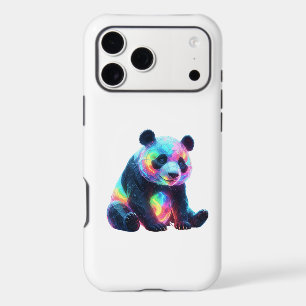 Neon Crystal Panda