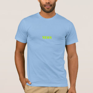"neon"  - customise TEXT & COLOR-  t-shirt