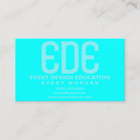 Neon Cyan Minimal