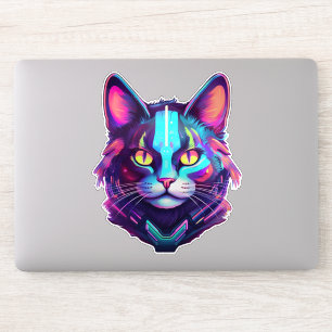 Neon Cyber Cat
