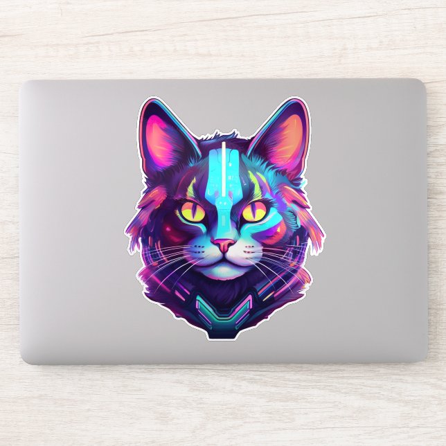 Neon Cyber Cat (Computer)