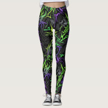 Neon Cyber: Electric Green and Purple
