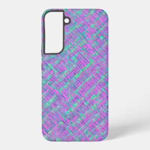 Neon Cyber Grid Samsung Galaxy Case