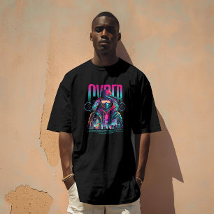 Neon Cyberpunk Urban Warrior T-Shirt