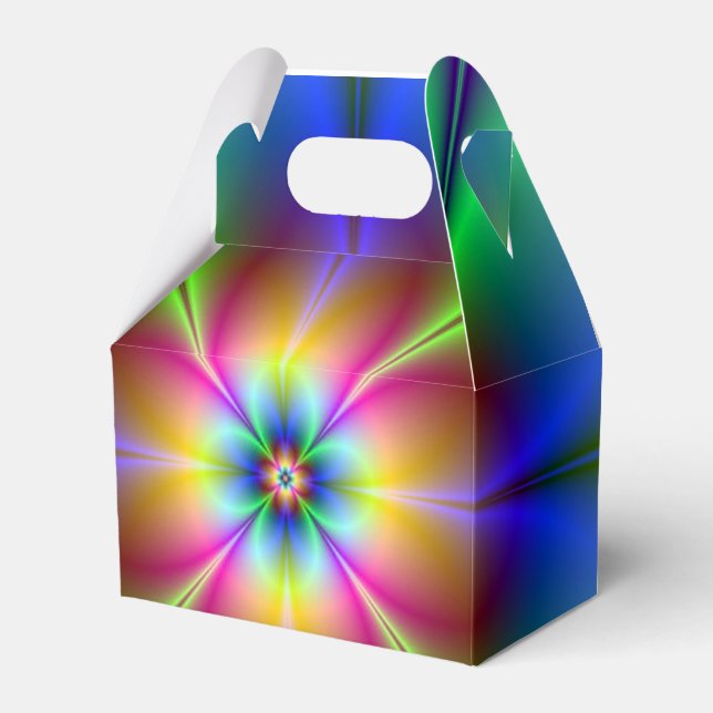 Neon Daisy Favour Box (Front Side)