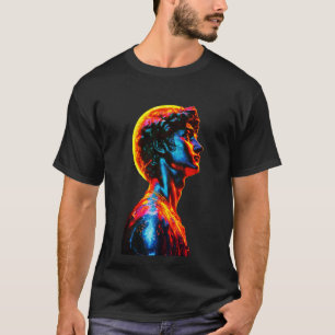 Neon David Statue T-Shirt