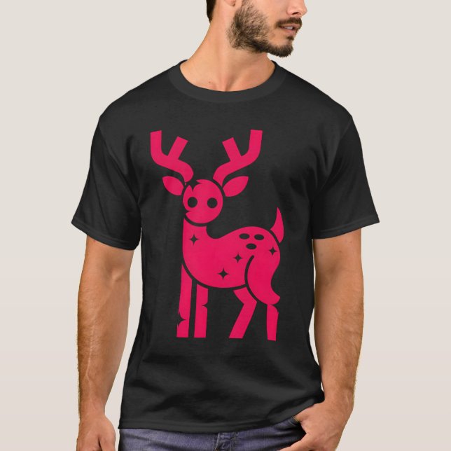 Neon Deer T-Shirt (Front)