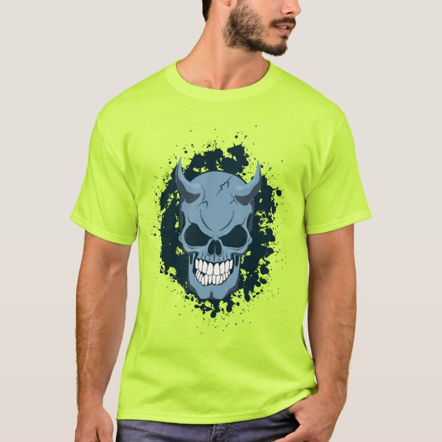 Neon Demon Skull T-Shirt (Front)