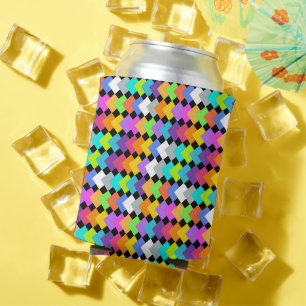 Neon Diamonds  Can Cooler