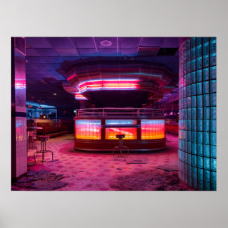 Neon Diner Poster
