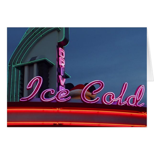 Neon Diners Ice Cold (Front Horizontal)