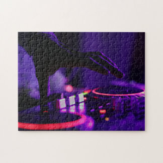 Neon DJ Jigsaw Jigsaw Puzzle