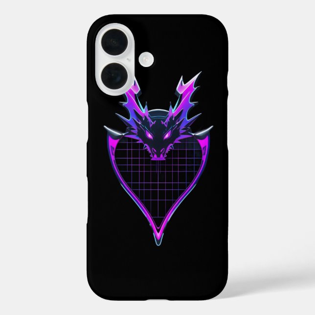 Neon dragon art Case-Mate iPhone case (Back)