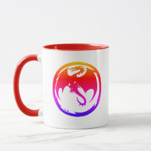 Neon Dragon combo mug