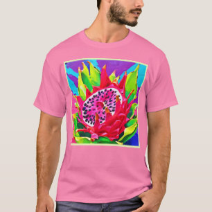 Neon Dragon Fruit Splendour T-Shirt