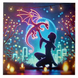 neon dragon trainer tile