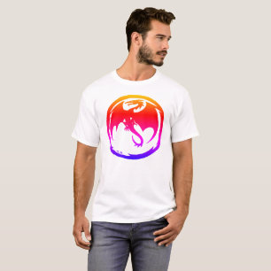 Neon Dragon white T-shirt