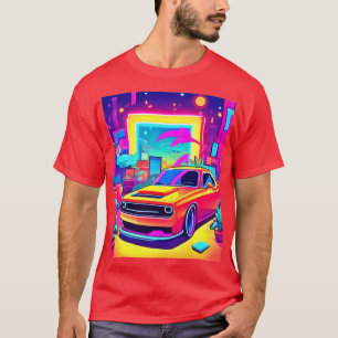Neon Dream Car Escape T-Shirt