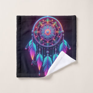 Neon Dreamcatcher Bath Towel Set